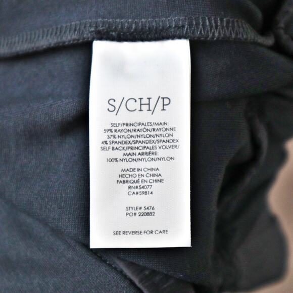 CAbi Size S Chance Moto Jacket Diagonal Zip Bomber 5476 Navy Blue - Picture 10 of 11